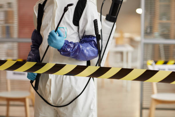 Professional Blood Cleanup technician working in Long Pine, NE